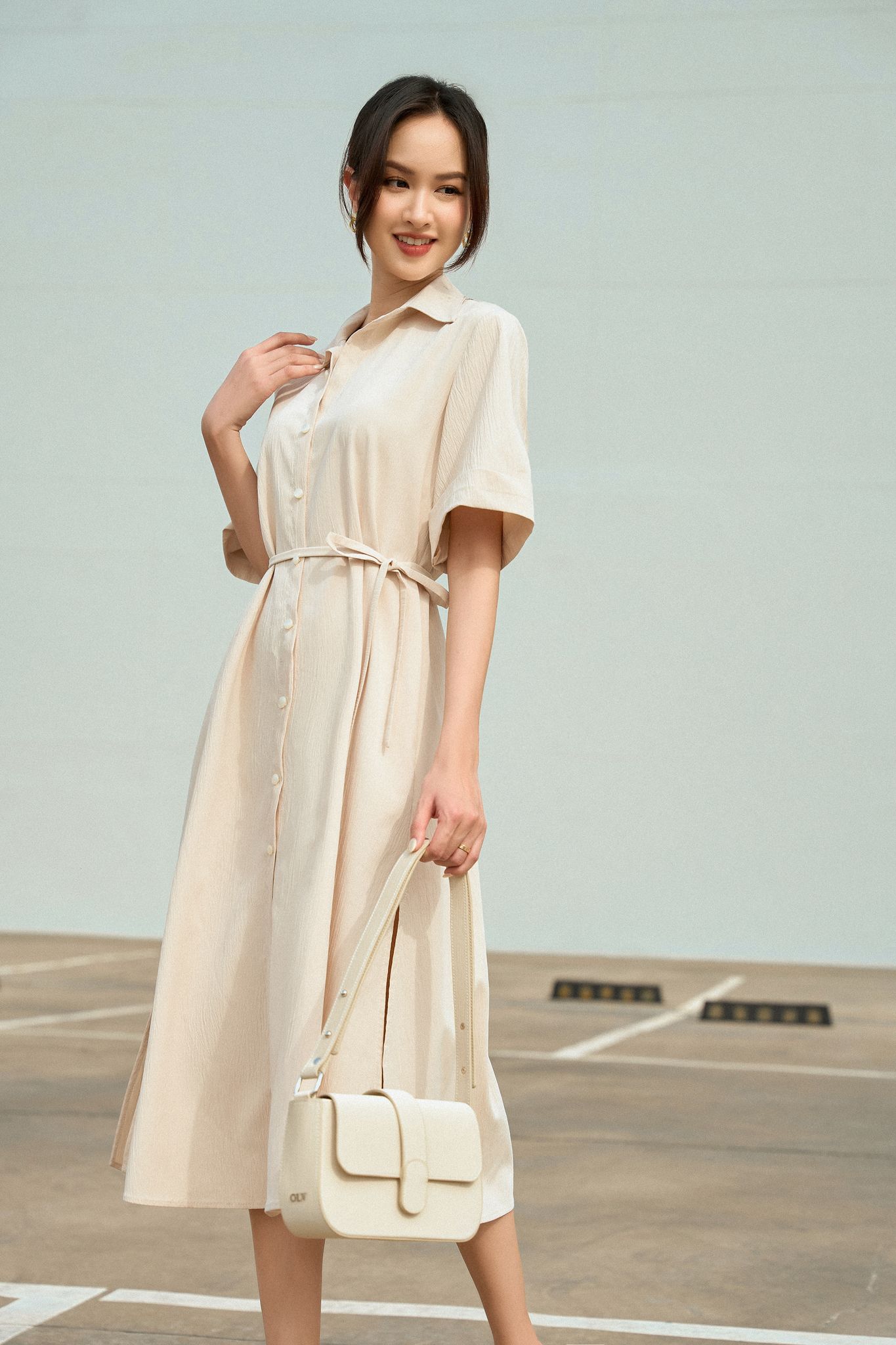 OLV - Đầm Sand Long Shirt Dress