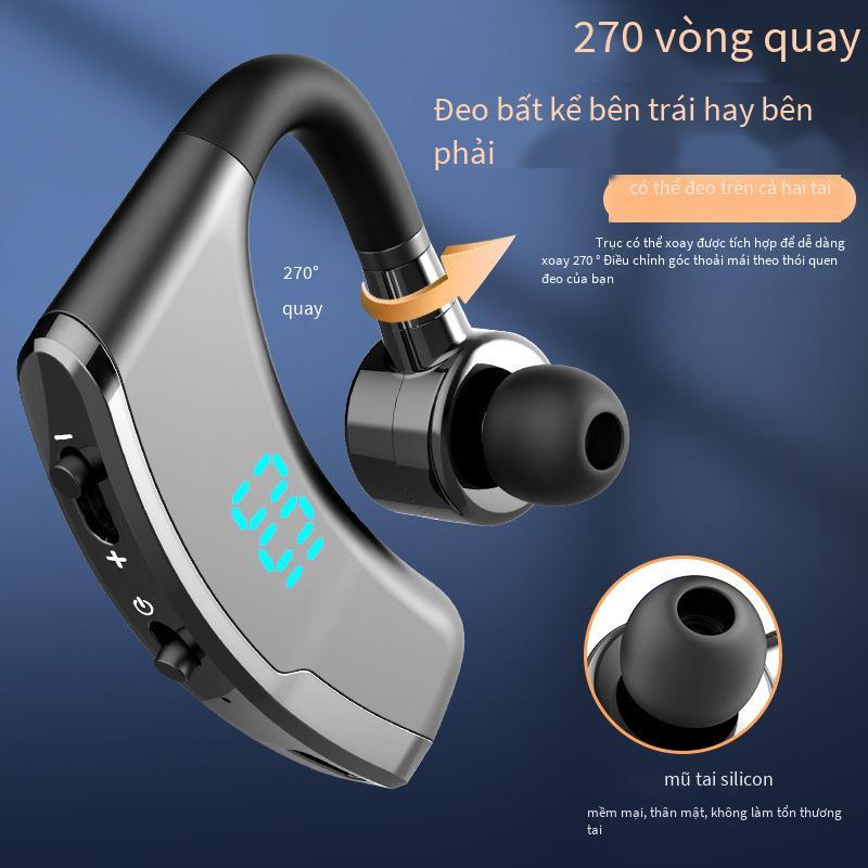 Giao hàng nhanh mẫu riêng mới V9 màn hình kỹ thuật số tai nghe bluetooth không dây tai nghe trò chơi độ trễ thấp treo tai tai nghe kinh doanh thời gian chờ siêu dài