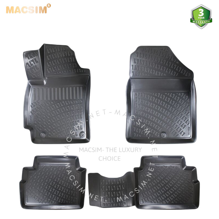 Thảm lót sàn ô tô nhựa TPU Silicon Hyundai Elantra sixth generation 2015-2020 Nhãn hiệu Macsim