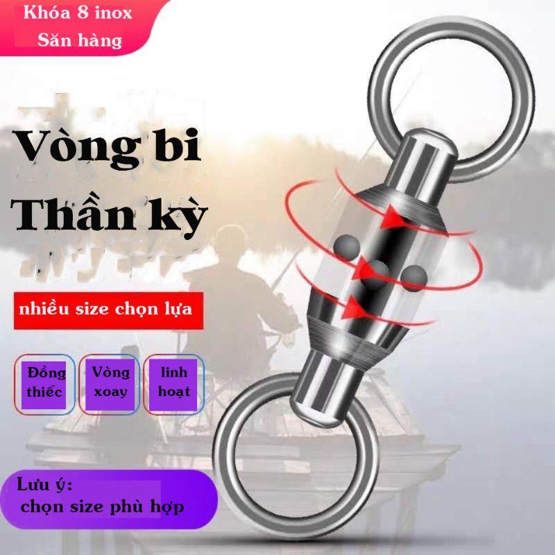 Khóa Số 8 Inox Cao Cấp Chuyên Săn Hàng - Đồ Câu DHS