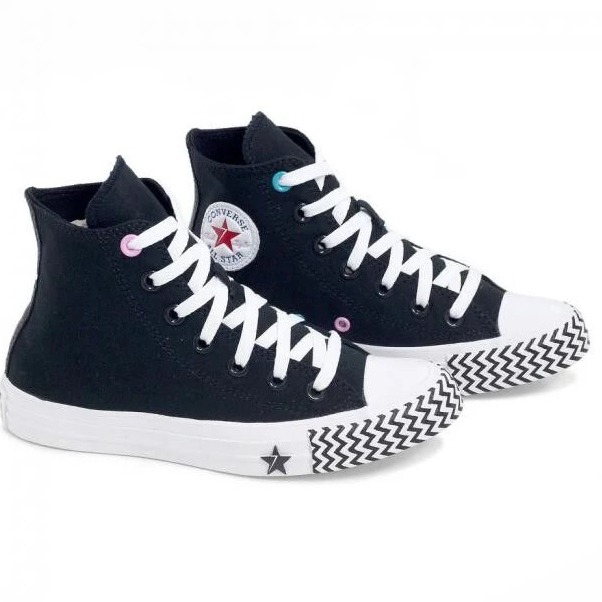 Giày Sneaker Converse Classic đen cao cổ hàng chính hãng - 566731