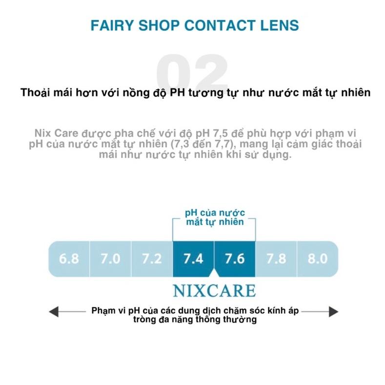 Nước Ngâm Kính Áp Tròng Nixcare Premium Eyelab 160ml &amp; 360ml - FAIRY SHOP CONTACT LENS - Nix Care