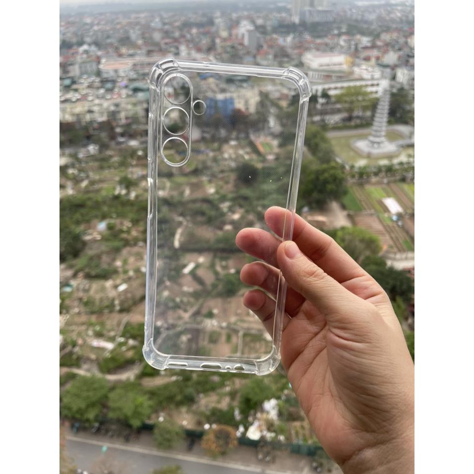 Ốp Lưng cho Samsung Galaxy A14 5G Dẻo Trong Suốt Chống Sốc 4 góc, khoét mắt Bảo Vệ Camera