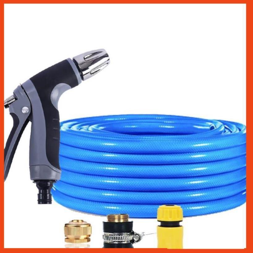 Bộ dây và vòi xịt rửa xe tưới cây tăng áp 7-10M 206817