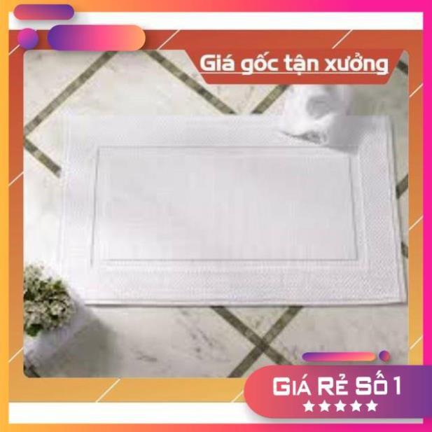 Thảm Lau chân , dặm chân màu trắng Cao Cấp 45 x 65cm