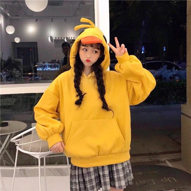 Áo hooodie vịt nữ