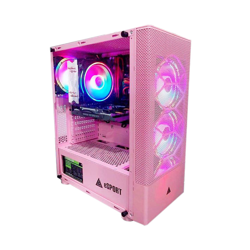 Vỏ Case Gaming VSP B86 Pink (Màu Hồng) - Hàng Chính Hãng