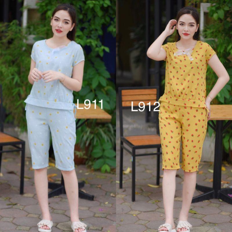 Quần áo mặc nhà sét bộ phối ren cao cấp