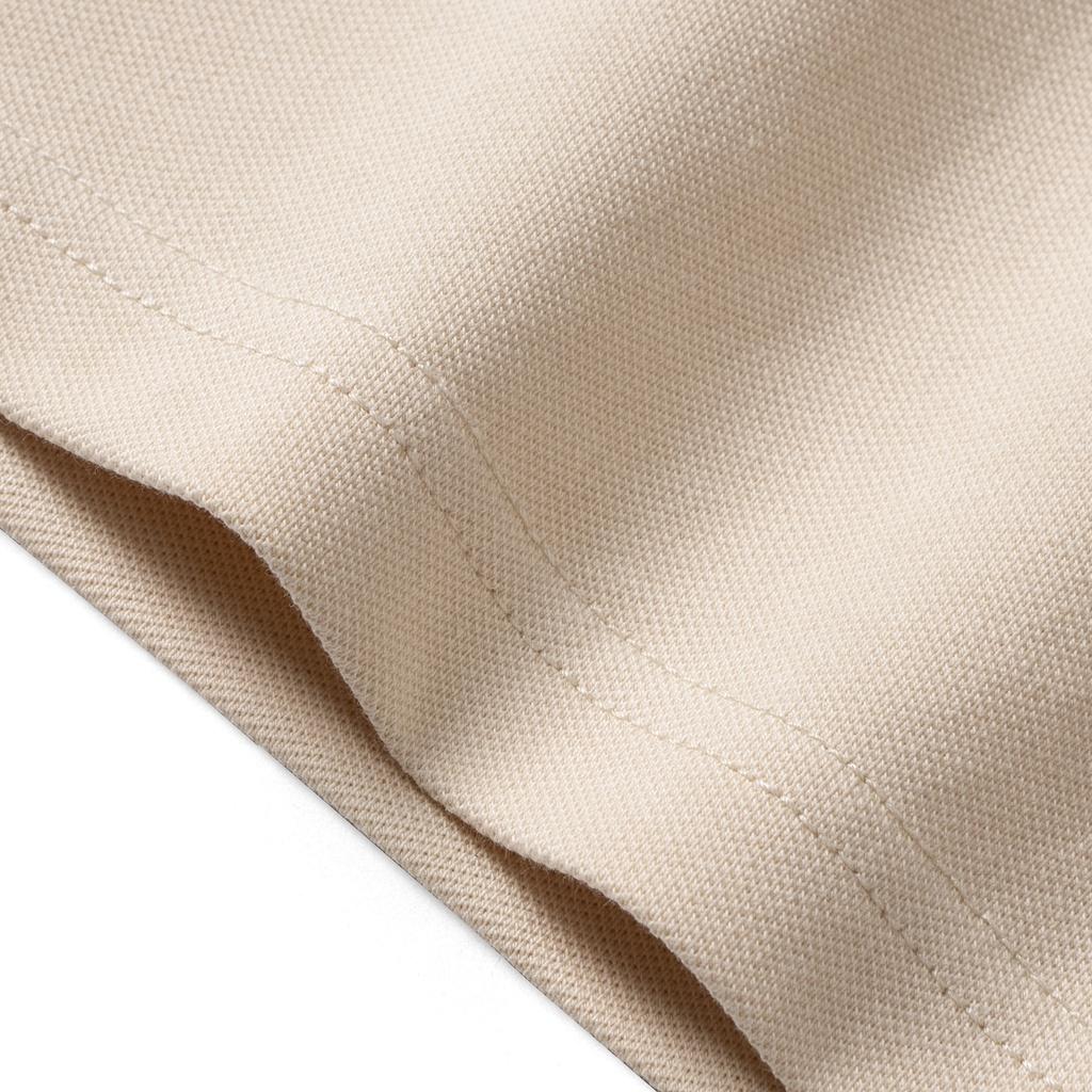 Áo Polo nam LEEVUS thiết kế Raglan, in logo, vải cotton cá sấu APL204