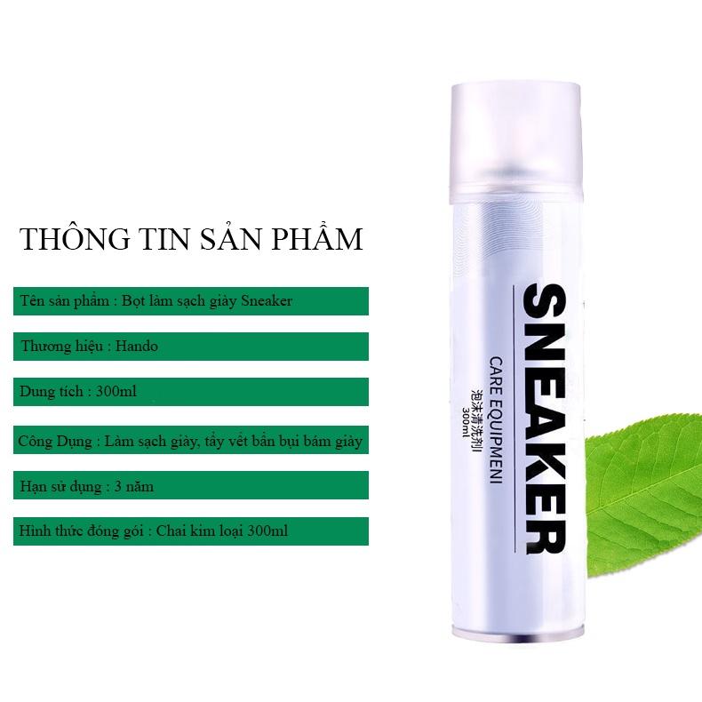 Chai vệ sinh giày xịt bọt làm sạch giày Sneaker cao cấp Hando 300ml