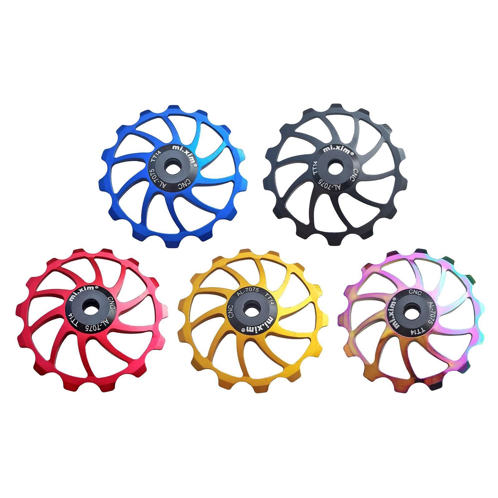 Rear Derailleur Mountain Bike Guide Roller Pulley Accessories Red