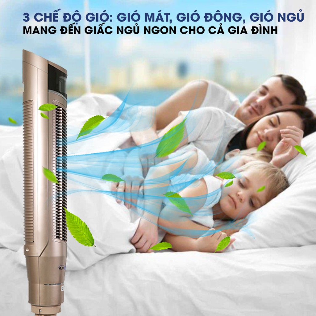 Quạt tháp Panworld PW-039H cao cấp sang trọng Quạt thương hiệu Thái Lan - Hàng chính hãng - Xám