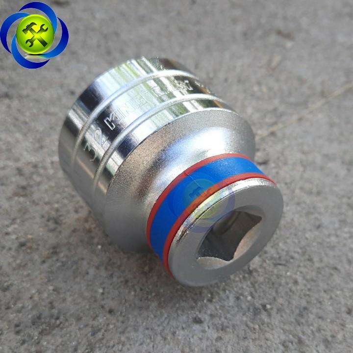 Tuýp trắng ngắn 32mm Kingtony 433532M 1/2 INCH - 32MM 6 CẠNH