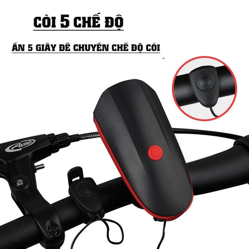 Đèn xe đạp thể thao led chống nước ĐÈN SÁNG CÒI TO xe đạp thể thao DC001 - Chính hãng dododios - Màu Xanh