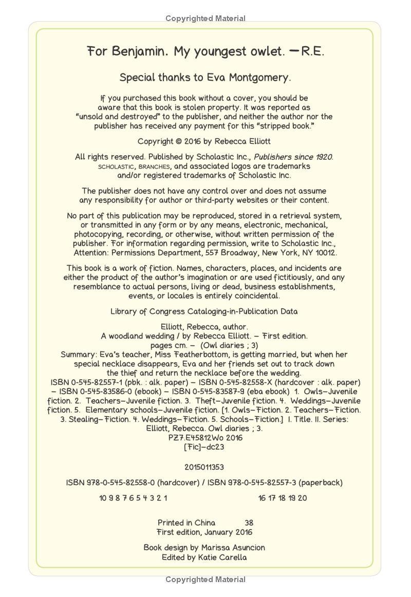 Sách ngoại văn: A Woodland Wedding : A Branches Book