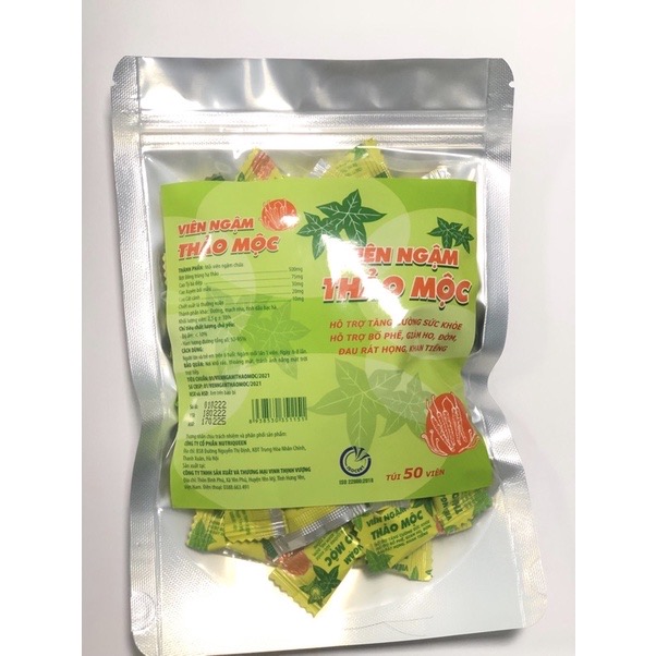 Viên ngậm thảo mộc Kingphar , túi 50v