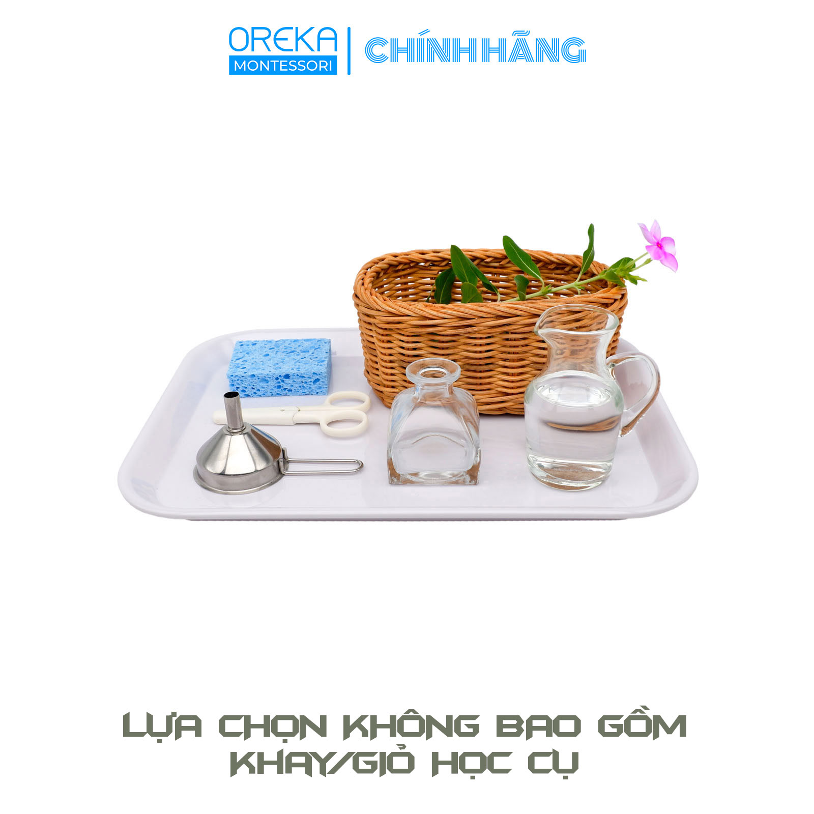 Bộ giáo cụ Oreka Montessori Cắm hoa