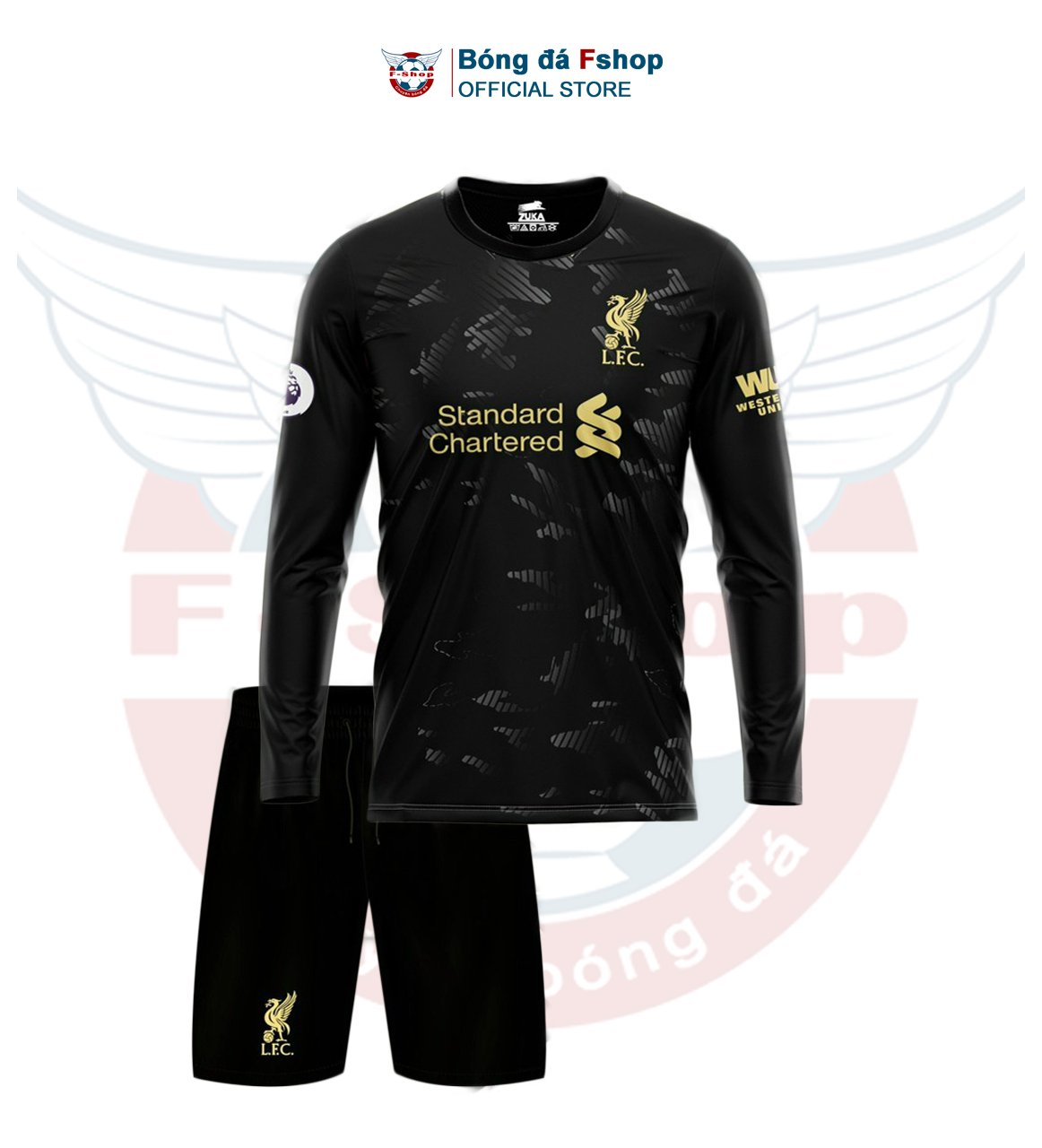 Bộ quần áo bóng đá câu lạc bộ Liverpool - Mùa giải mới - Áo bóng đá dài tay CLB ngoại hạng Anh