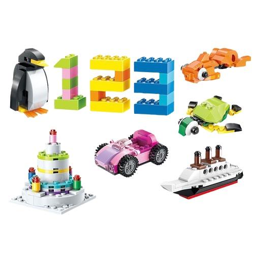 Bộ Đồ Chơi Trí Tuệ Xếp Hình 460 Chi Tiết Cho Bé Tập Lắp Ráp Sáng Tạo