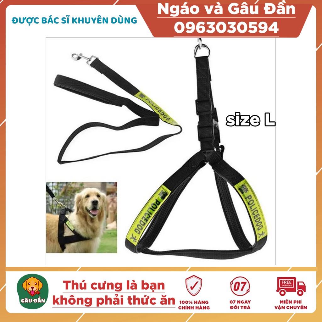 Đai Lưng Yếm Cho Chó Lớn Đi Dạo Huấn Luyện Size L - Phụ Kiện Cho Thú Cưng