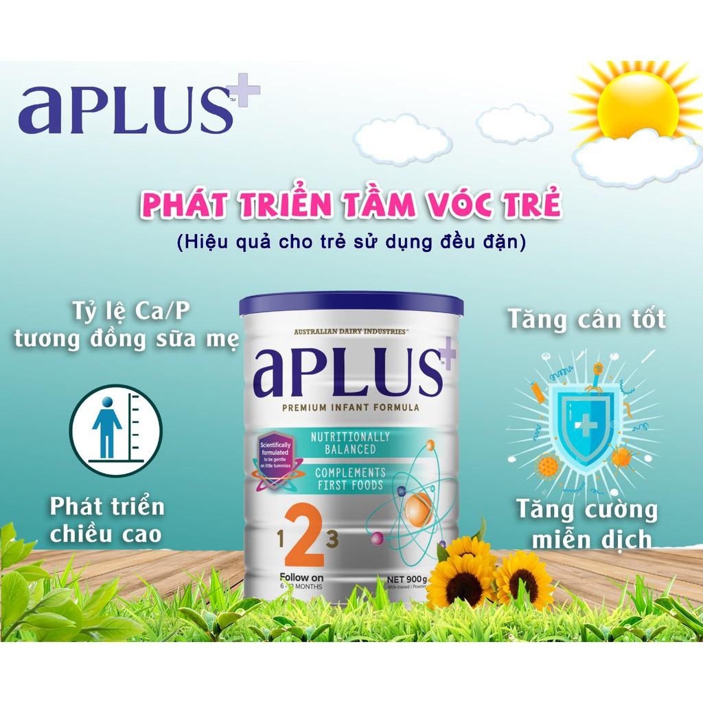 Combo 2 Hộp Sữa aPLUS số 2 cho trẻ nhỏ từ 6-12 tháng tuổi - Chính Hãng