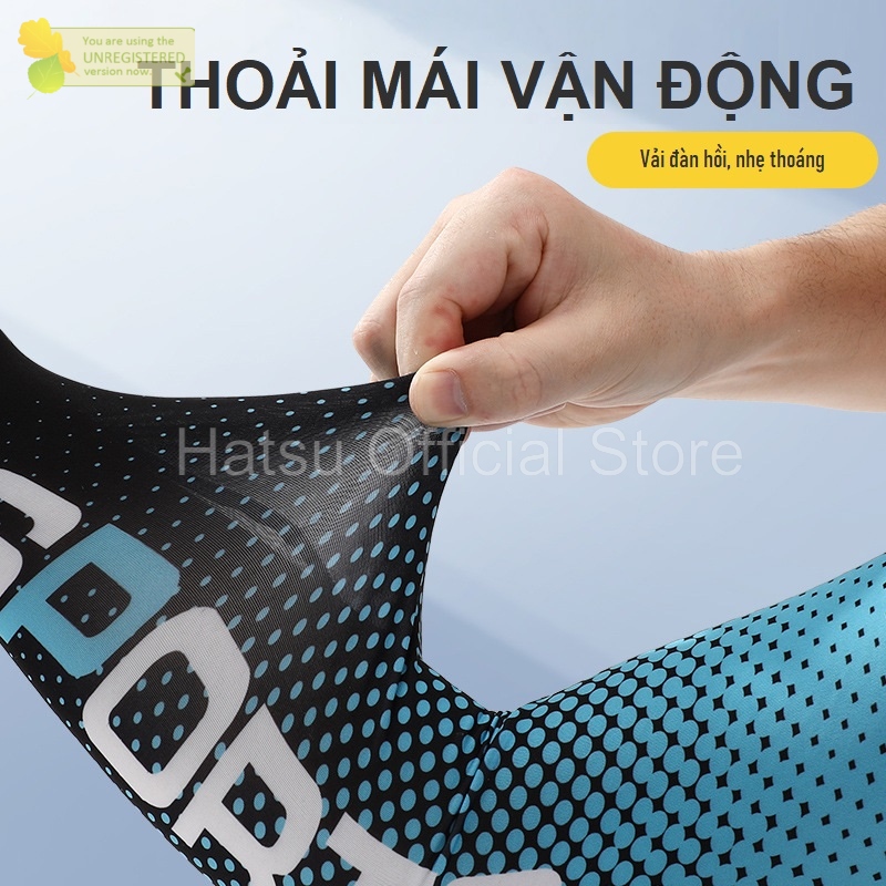 Găng tay chống nắng Hatsu Sport Sun Protection Sleeves - Thiết kế cá tính, mạnh mẽ - bảo vệ da tối đa