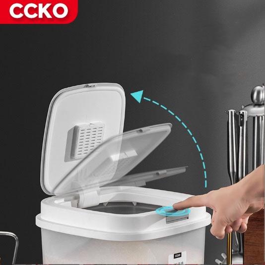 Thùng đựng gạo bảo quản ngũ cốc CCKO CK9305 Germany đựng được 10kg