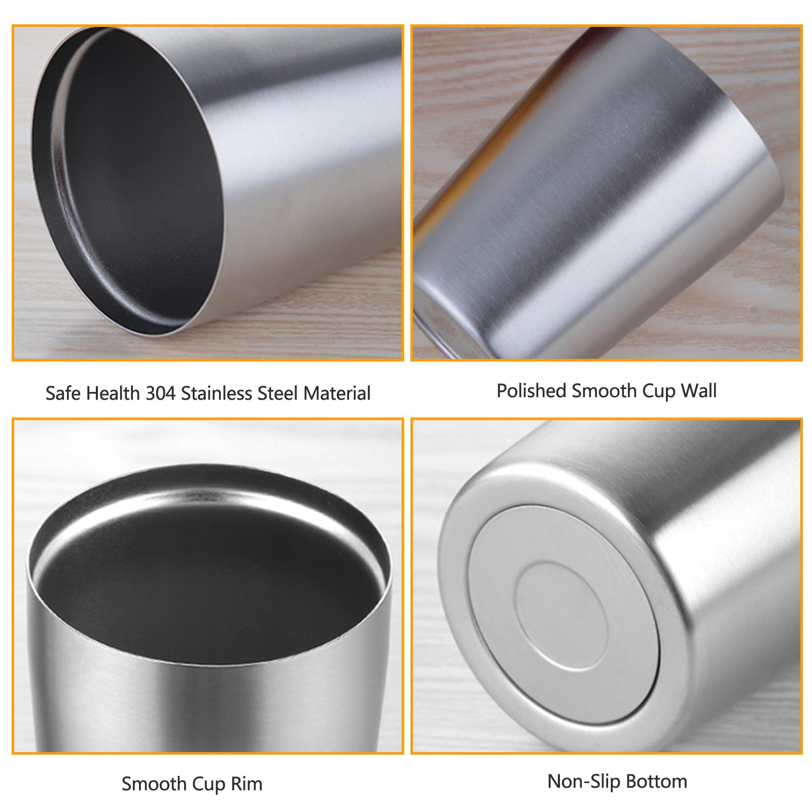 Cốc bia bằng thép không gỉ 304 Hai lớp