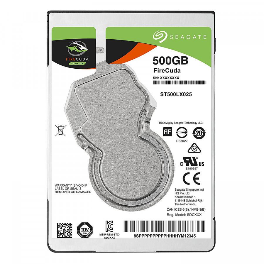 Ổ Cứng HDD Seagate FireCuda 500GB/2.5 - ST500LX025 - Hàng chính hãng