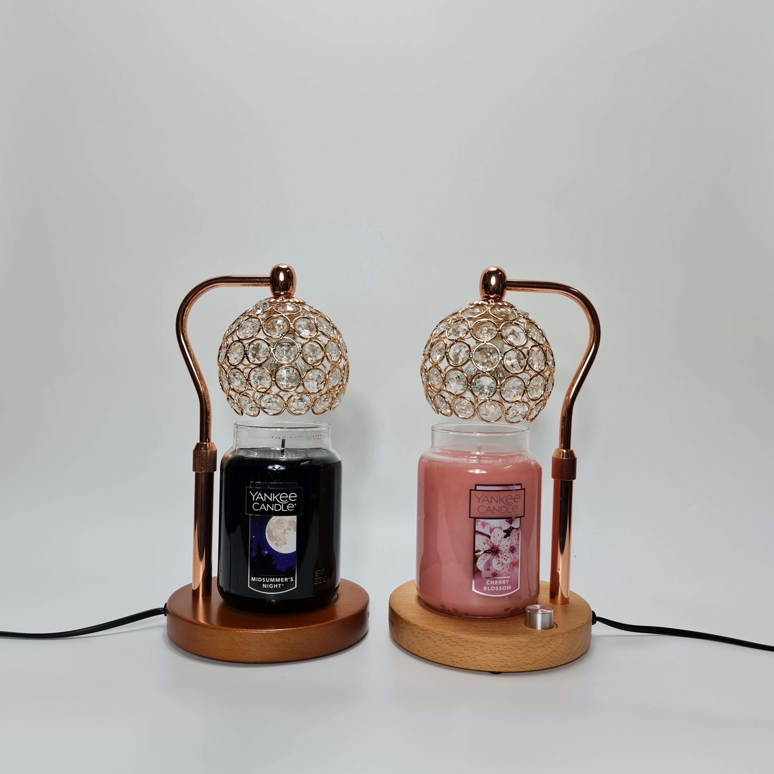 Đèn đốt nến thơm - Warmer Candles GU10 35W - điều chỉnh được chiều cao độ sáng, đèn vàng đế tròn vàng