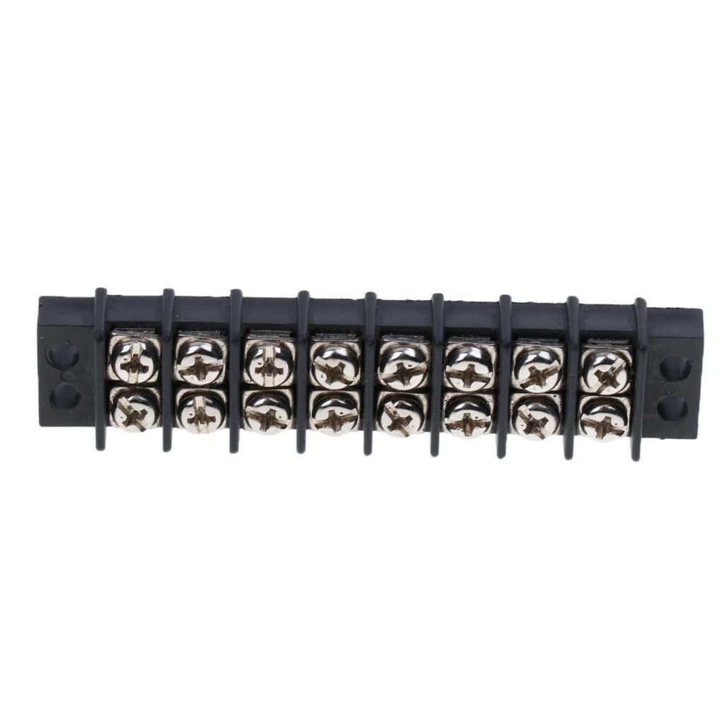 4xMarine Boat RV 12V 30A 8 Ways Screw Terminal Block Bus Bar