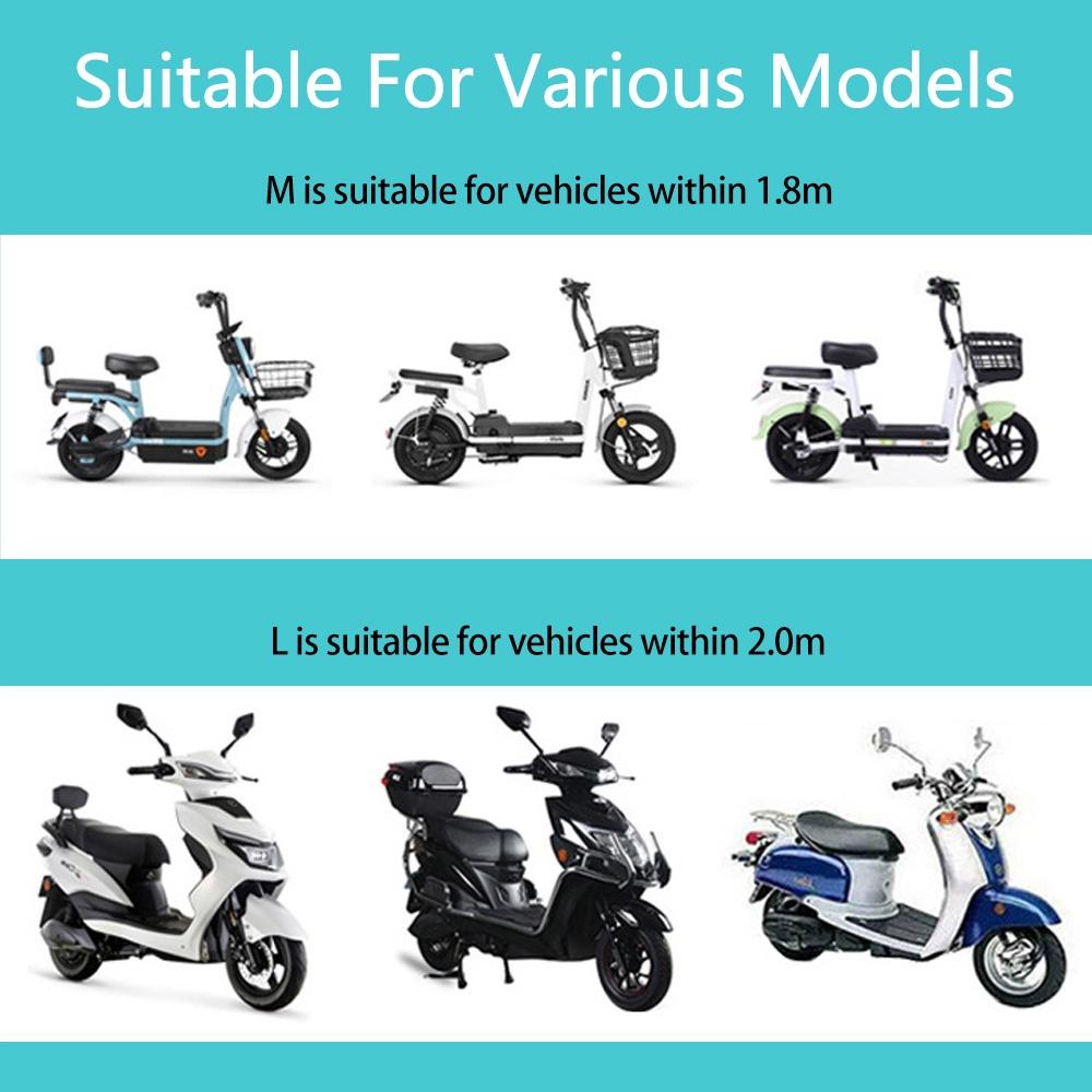 Vỏ bọc xe máy Động cơ Mưa bụi Thiết kế trong suốt PEVA chống thấm Chất liệu bảo vệ môi trường Che phủ Trong nhà Ngoài trời M L