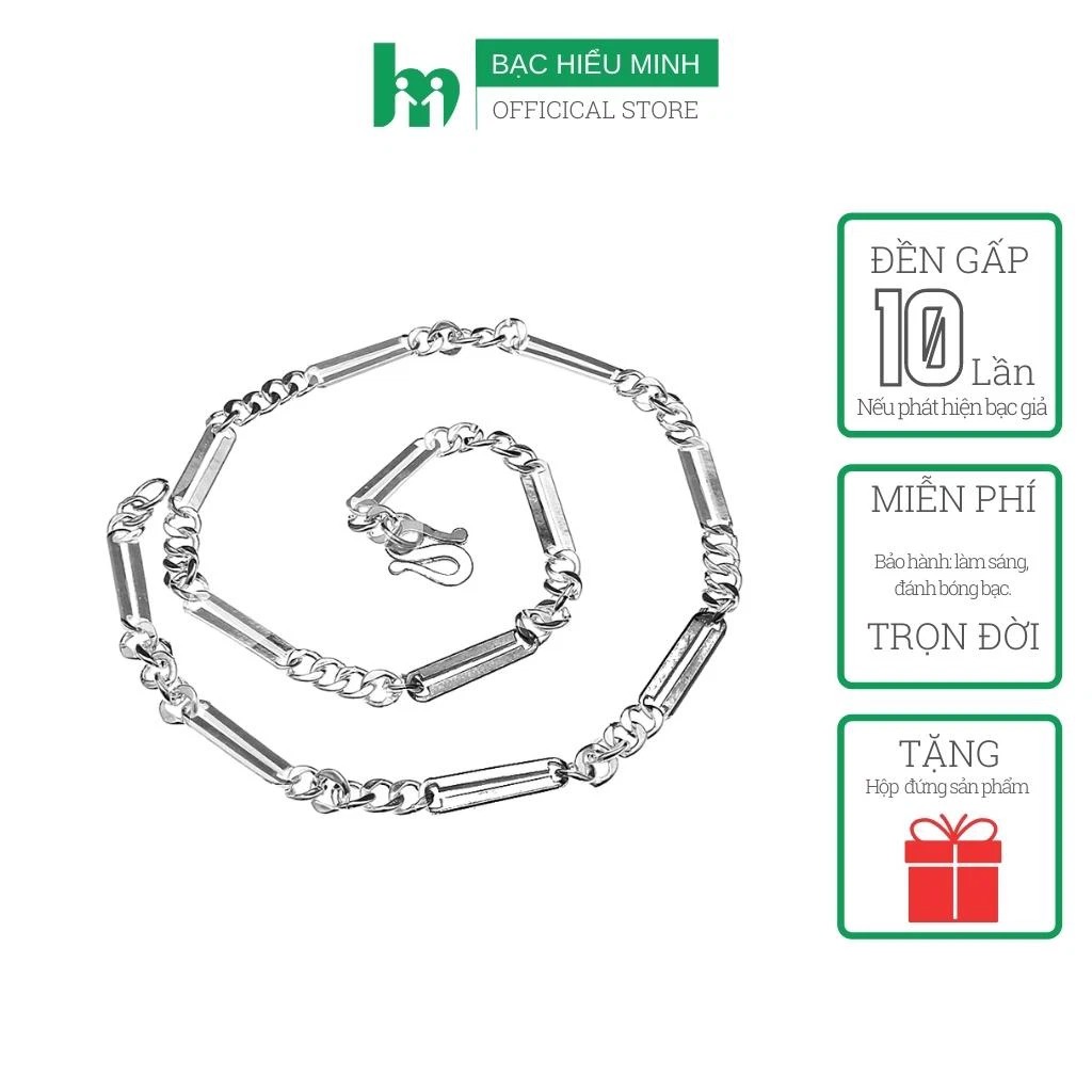 Dây Chuyền Trẻ Em Bằng Bạc Ta - Bạc Hiểu Minh DTE041