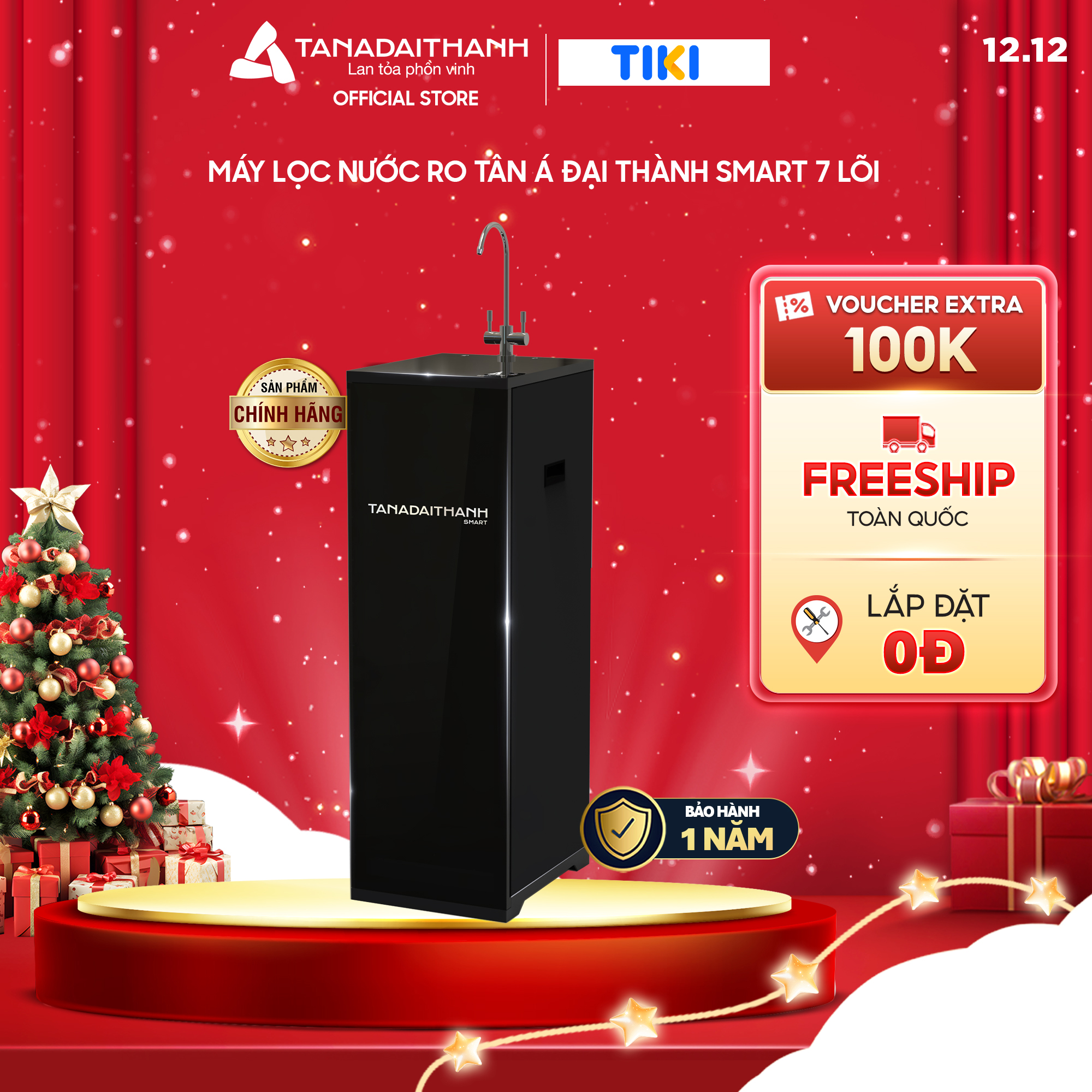 Máy lọc nước RO Tân Á Đại Thành Smart – 7 Lõi, Hàng Chính Hãng, Bảo Hành 12 Tháng
