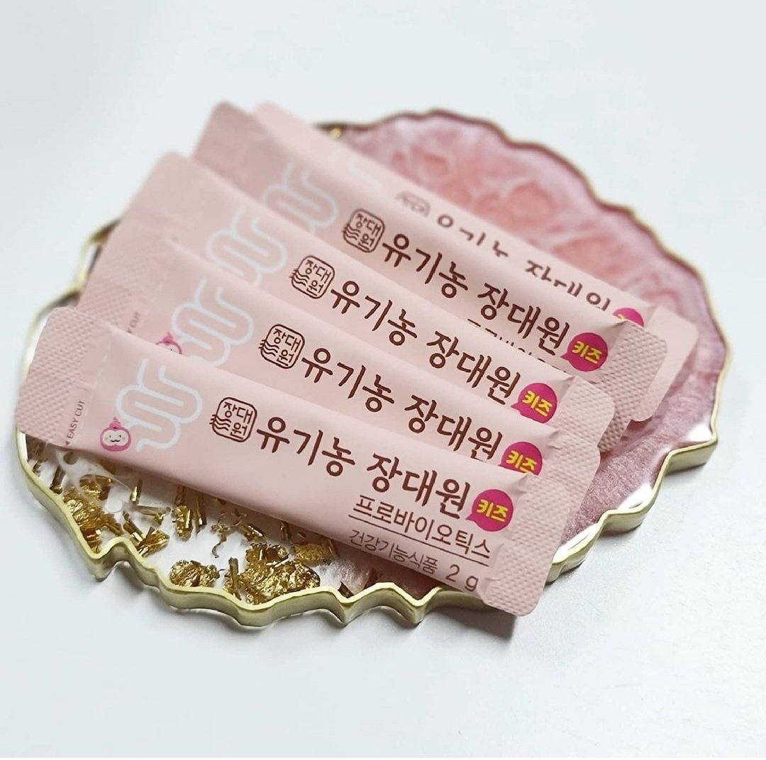 Men vi sinh hữu cơ Jang Daewon dành cho trẻ em Hộp 30 gói- Hỗ trợ táo bón, hấp thu kém, bụng đầy hơi, rối loạn tiêu hóa chỉ từ 1 gói mỗi ngày