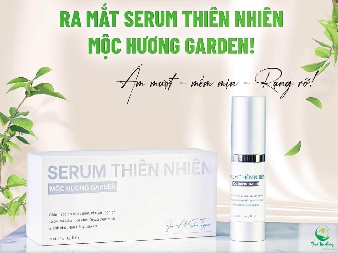 Serum thiên nhiên Thanh Mộc Hương dưỡng da căng sáng mịn màng ngăn ngừa mụn thâm 20ml