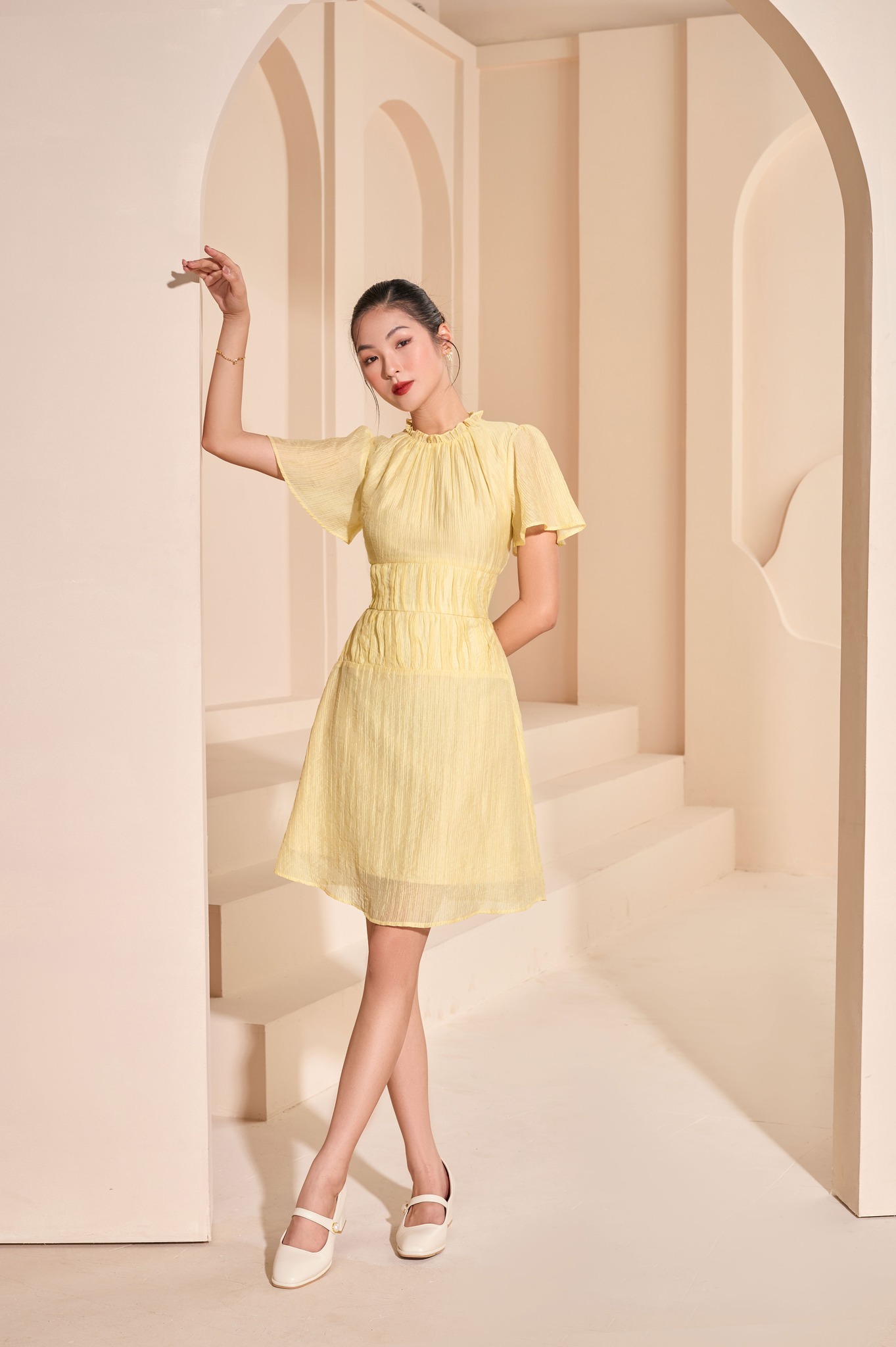 OLV - Đầm Darius Blonde Dress