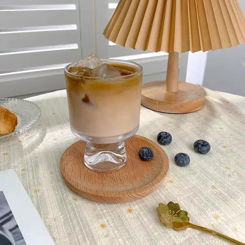 Ly thủy tinh trơn có đế 250ML - Mã G66880