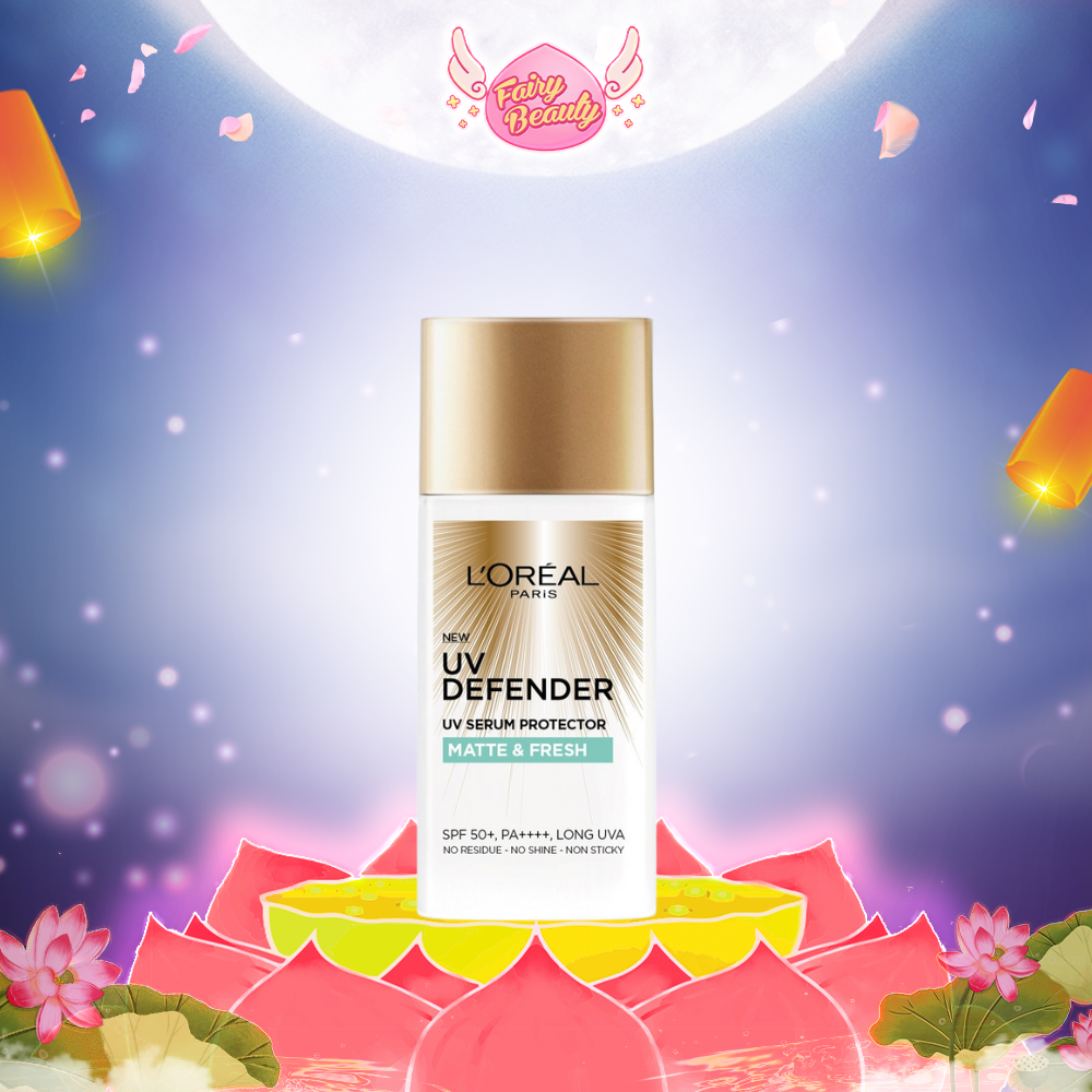 Kem Chống Nắng Giúp Kiểm Soát Dầu Và Thoáng Mịn Làn Da UV Defender SPF 50+/PA++++ Matte & Fresh 50/15ml
