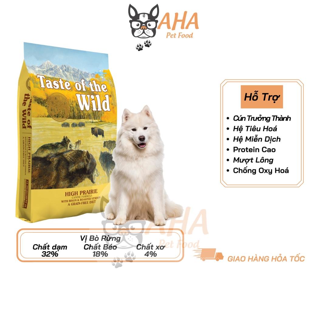 Thức Ăn Cho Chó Samoyed Taste Of The Wild Bao 500g Lông Bóng Mượt - Wetlands Thịt Chim Rừng, Trái Cây Rau Củ Quả