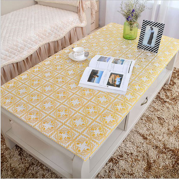 Khăn Trải Bàn 50-60-70cmx1m-1m2-1m4 Nhũ Vàng Chống Thấm Bẩn Sang Trọng