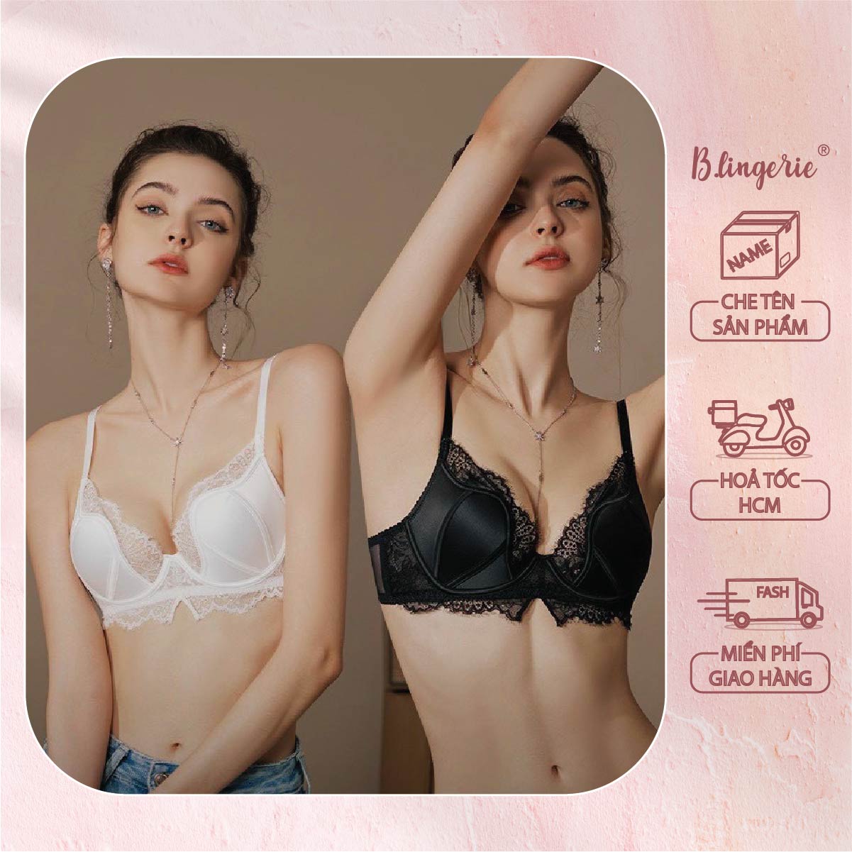 Bộ Bra Nữ Thoải Mái Gợi Cảm - B.Lingerie