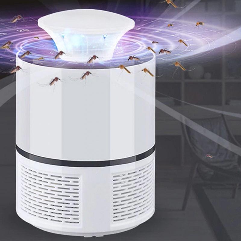 Đèn bắt muỗi diệt côn trùng thông minh, máy hút muỗi hình trụ bóng đèn ngủ mini cắm usb