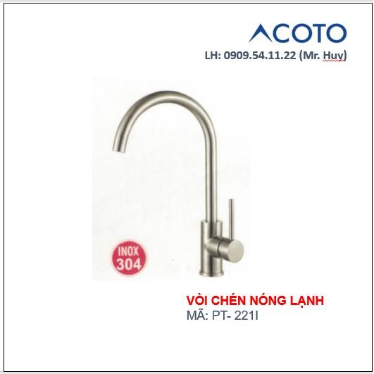 VÒI CHÉN NÓNG ĐỒNG THAU PT-265