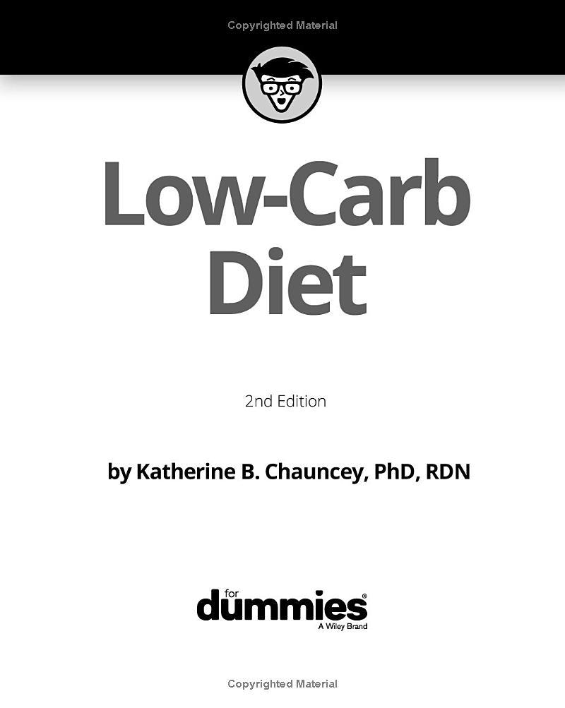 Sách ngoại văn: Low-Carb Diet For Dummies 2nd Edition