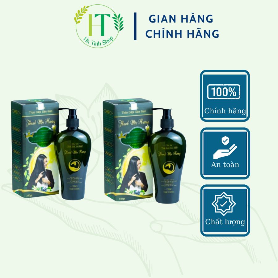 Combo dầu gội thảo dược Thanh Mộc Hương sạch gàu mượt tóc kích thích nang tóc phát triển 350ml