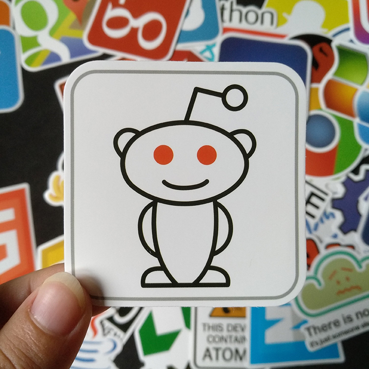 Bộ Sticker dán cao cấp chủ đề ICON CÔNG NGHỆ - Dùng dán Xe, dán mũ bảo hiểm, dán Laptop