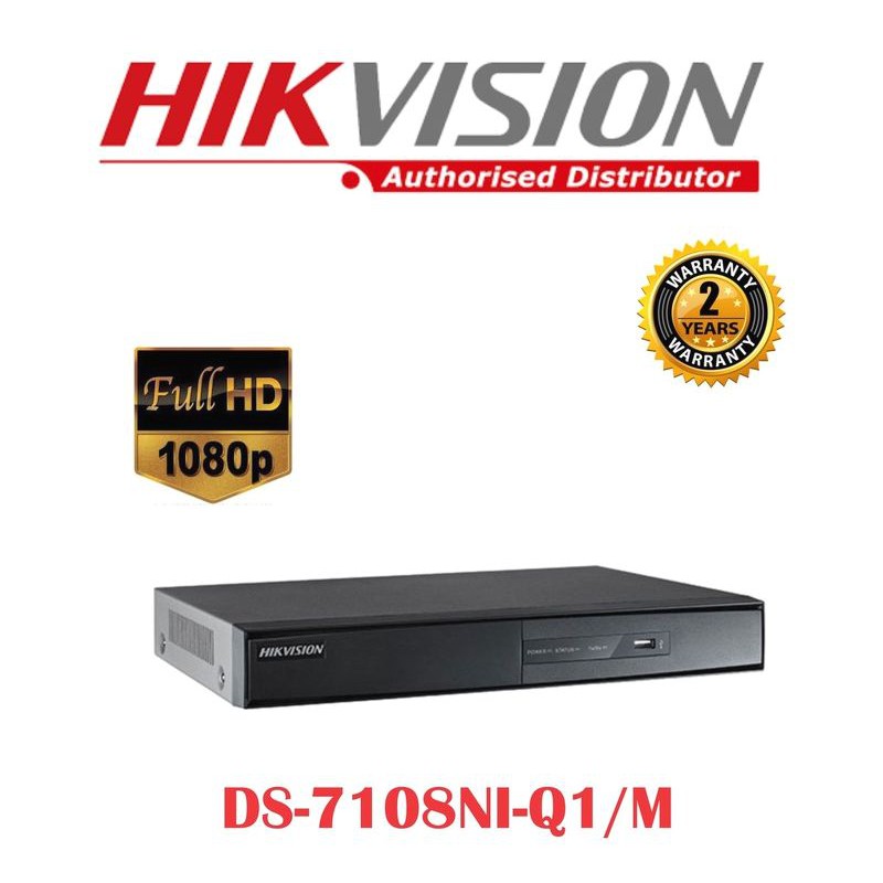 Đầu ghi hình camera IP 8 kênh Hikvision DS-7108NI-Q1/M - Hàng Chính Hãng