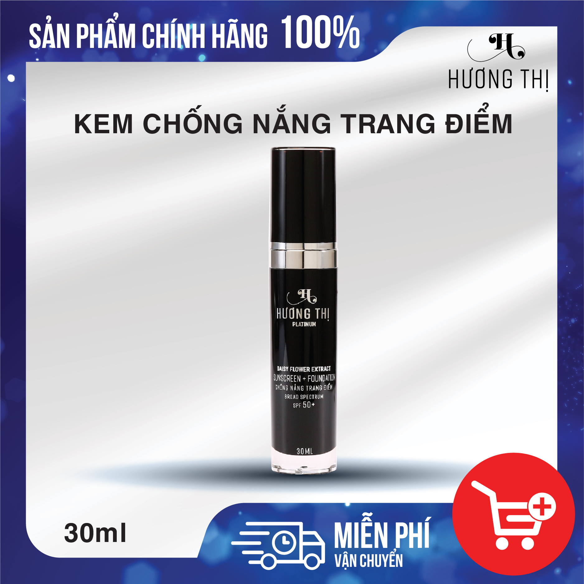 Kem Chống Nắng Trang Điểm Hương Thị 30ml