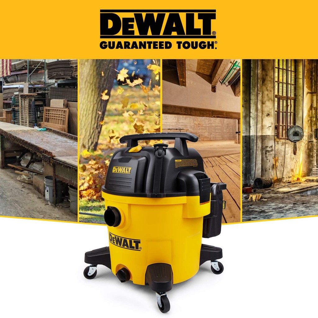 Máy hút bụi công nghiệp 23L công suất 3000W 3 chức năng hút ướt/hút khô/thổi DeWalt USA DXV23P- Hàng chính hãng